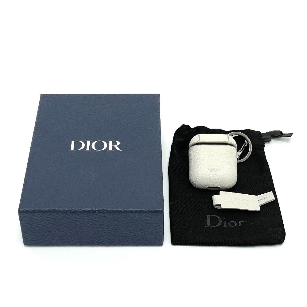 Dior 2PUKH190YUZ ロゴ イヤホンケース エアポッズ AirPodsケース アクセサリーケース レザー ユニセックス - brandshop-reference