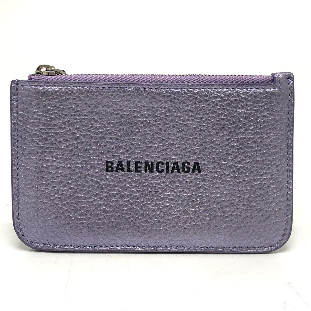 BALENCIAGA 637130 ロゴ カードホルダー カードケース ウォレットケース 小銭入れ コインケース レザー ユニセックス