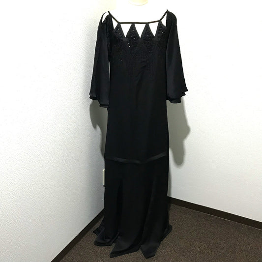 BCBGMAXAZRIA DTI6173403-001 ロングドレス 刺繍カットアウト ガウン ビジュースタッズ ワンピース - brandshop-reference