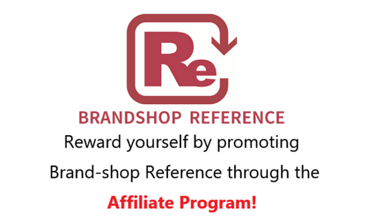 ★Reward yourself by promoting Brand-shop Reference through the Affiliate Program!