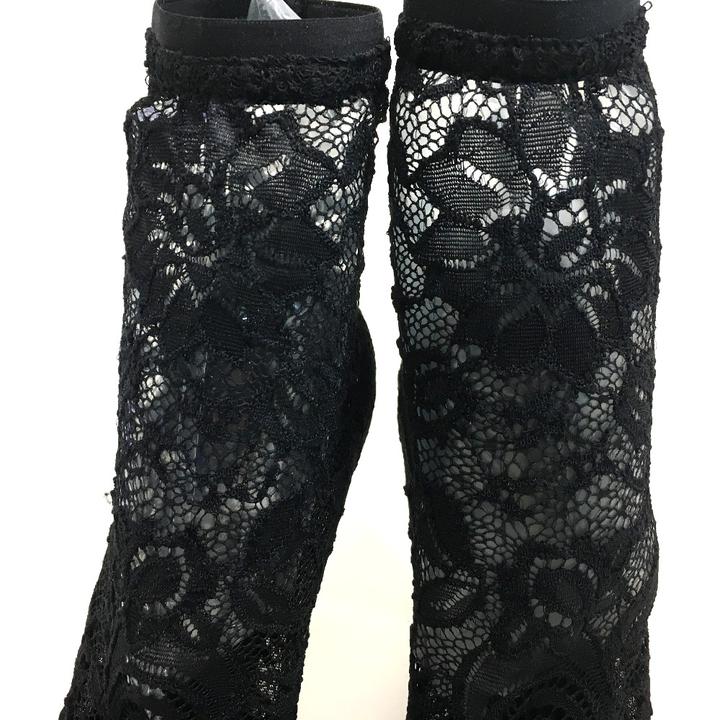 DOLCE & GABBANA Lace Socks Boots - brandshop-reference