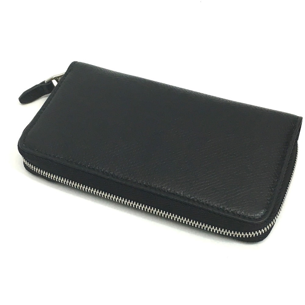 Dunhill Round Zip 6-Key Case, Leather Goods, Key Holder, 6-Key Case with Key Fob, Men's, Black