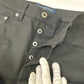 VALENTINO TV3DE00H5YB V Logo Cropped Jeans, Pants, Denim, Apparel, Trousers, Denim, Men's, Black