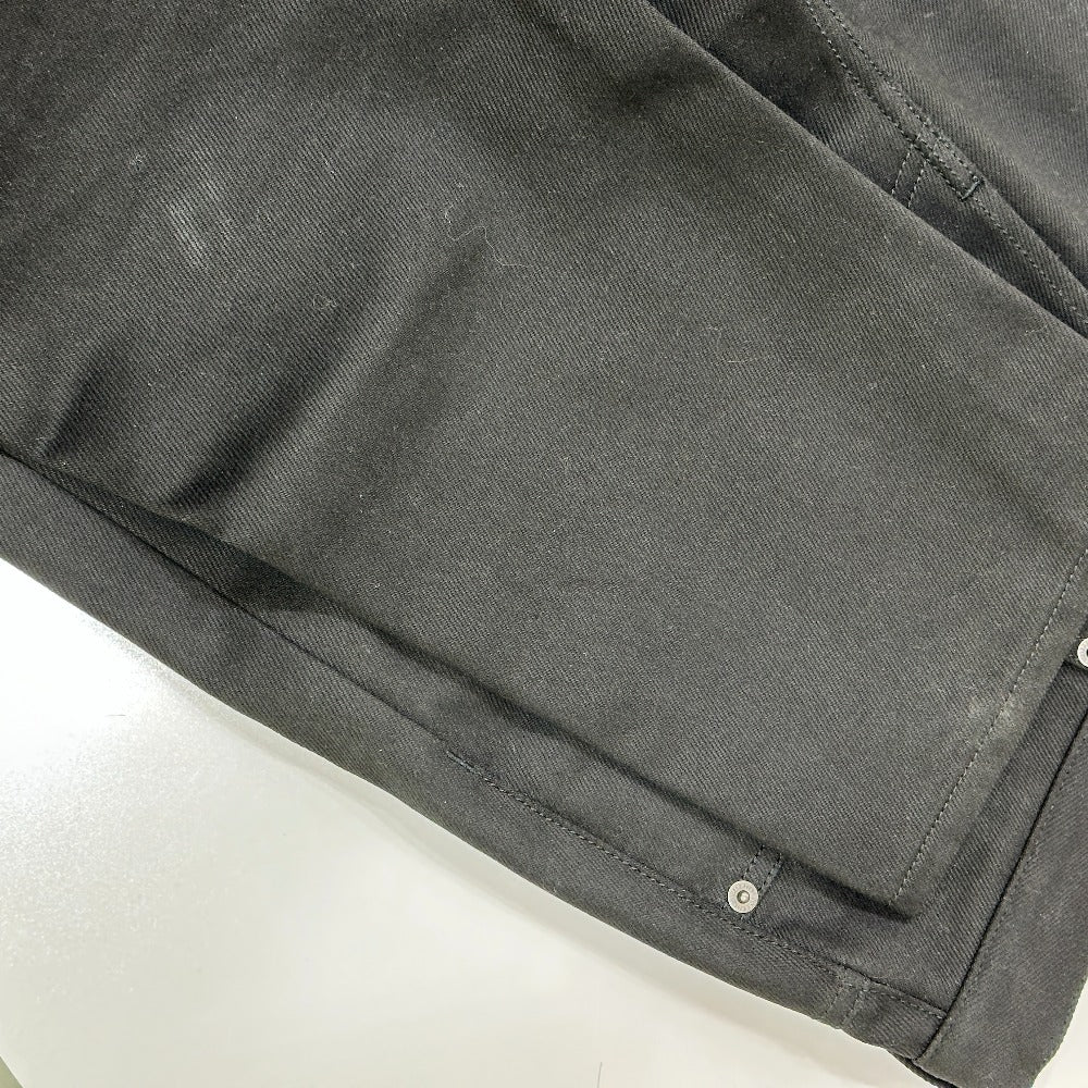 VALENTINO TV3DE00H5YB V Logo Cropped Jeans, Pants, Denim, Apparel, Trousers, Denim, Men's, Black