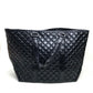 MARC JACOBS Quilted Tote (Old Model) Medium Tote Bag, PVC, Women's, Black