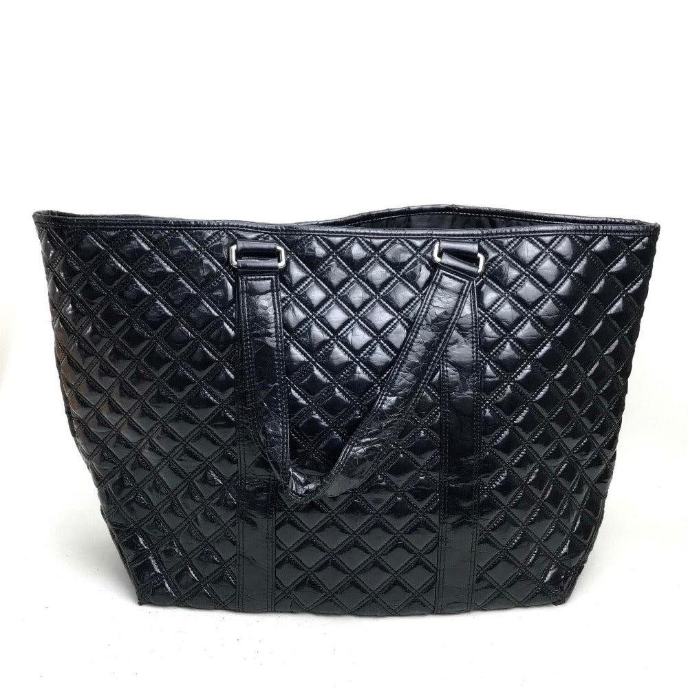 MARC JACOBS Quilted Tote (Old Model) Medium Tote Bag, PVC, Women's, Black