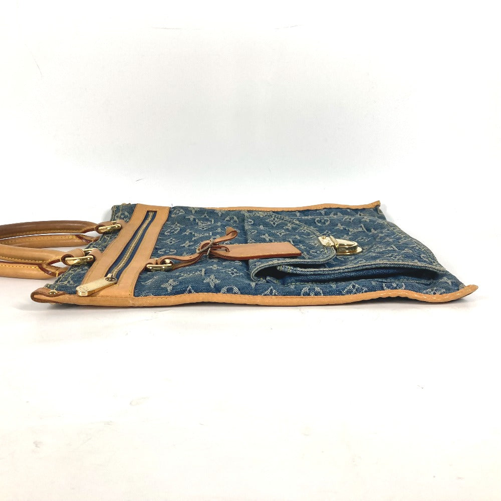 LOUIS VUITTON M95018  モノグラムデニム フラット・ショッパー トートバッグ カバン 肩掛け ショルダーバッグ モノグラムデニム レディース - brandshop-reference