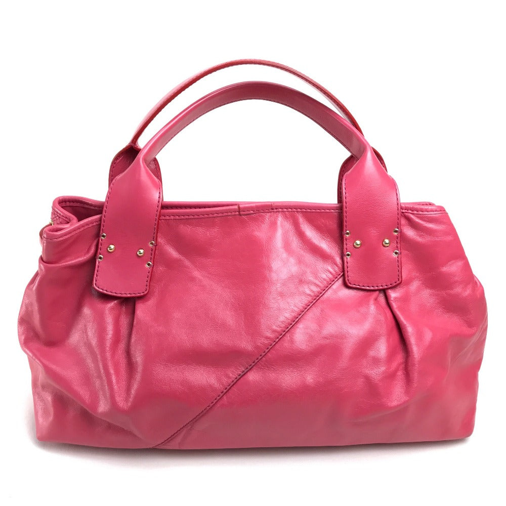 MARC JACOBS logo quilted handbag/tote bag in leather, women's, pink.
