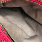 MARC JACOBS logo quilted handbag/tote bag in leather, women's, pink.