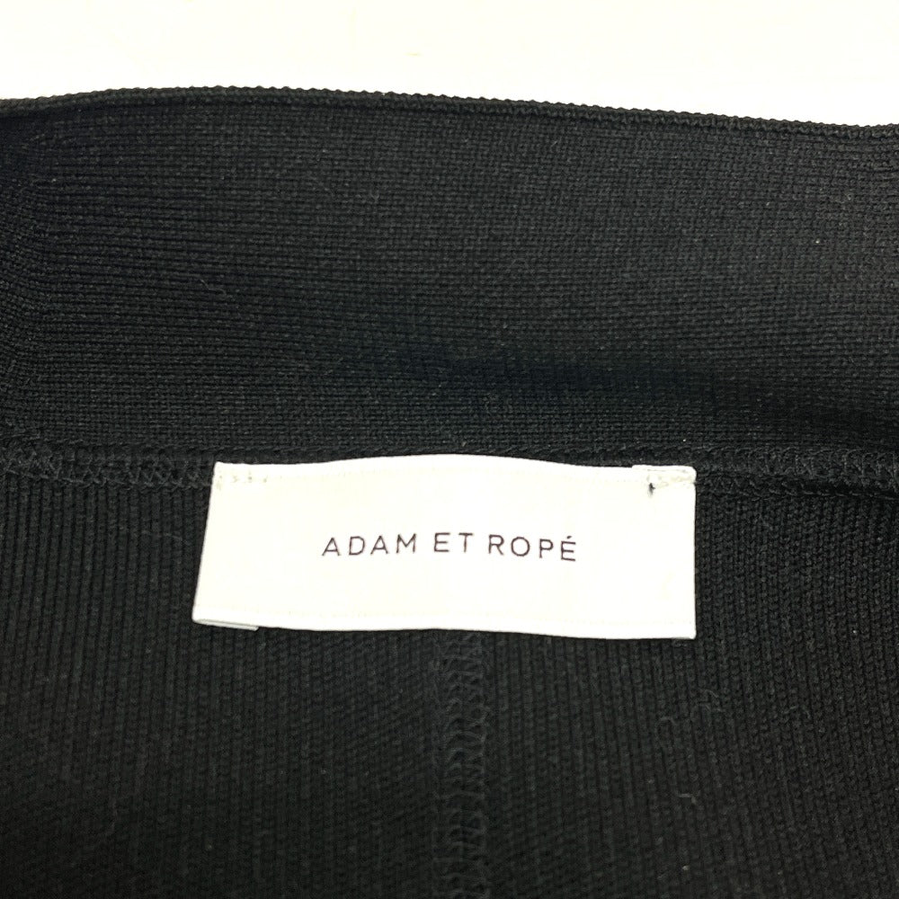 Adam et Rope Apparel, knitwear, V-neck, button-up knit, thick cardigan cotton Black Used