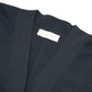 Adam et Rope Apparel, knitwear, V-neck, button-up knit, thick cardigan cotton Black Used
