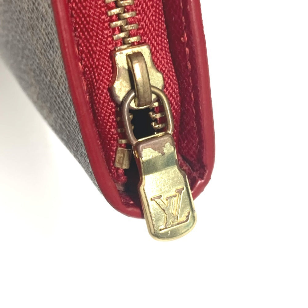 LOUIS VUITTON M95006 モノグラムチェリー 村上隆 ポルト モネ ジップ ロングウォレット ラウンドファスナー 長財布 モノグラムチェリーキャンバス レディース ブラウン - brandshop-reference