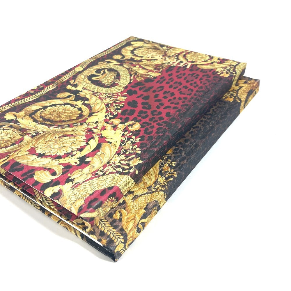 VERSACE leopard leopard leopard Logo Set (2 volumes) notebook stationery notepad notebook paper Multicolore Used