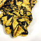 VERSACE グレカ ロゴ ヘアゴム ヘアアクセサリー バイカラー シュシュ シルク レディース イエロー - brandshop-reference