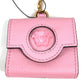 VERSACE チェーン付き ショルダーバッグ メデューサ airpods エアポッズ イヤフォンケース レザー レディース ピンク - brandshop-reference