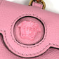 VERSACE チェーン付き ショルダーバッグ メデューサ airpods エアポッズ イヤフォンケース レザー レディース ピンク - brandshop-reference