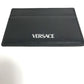 VERSACE Logo Business Card Holder, Pass Case, Card Case, Leather, Women's, Black