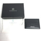 VERSACE Logo Business Card Holder, Pass Case, Card Case, Leather, Women's, Black