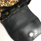 VERSACE Vintage Leopard Print Backpack in PVC, Women's, Yellow