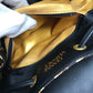 VERSACE Vintage Leopard Print Backpack in PVC, Women's, Yellow