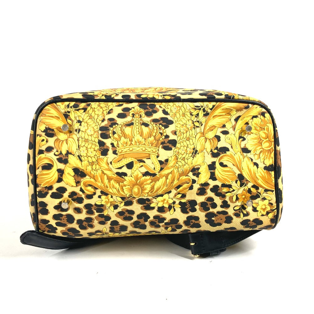 VERSACE ヴィンテージ レオパード 豹柄 ヒョウ カバン バックパック リュックサック PVC/レザー レディース - brandshop-reference