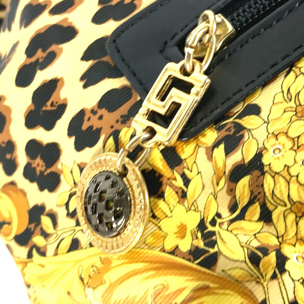 VERSACE ヴィンテージ レオパード 豹柄 ヒョウ カバン バックパック リュックサック PVC/レザー レディース - brandshop-reference