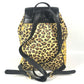 VERSACE ヴィンテージ レオパード 豹 ヒョウ バックパック カバン リュックサック レザー/PVC ユニセックス イエロー