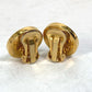 VERSACE Accessories Round Medusa Two-Tone Earrings in Gold