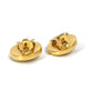 VERSACE Accessories Round Medusa Two-Tone Earrings in Gold