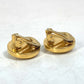 VERSACE Accessories Round Medusa Two-Tone Earrings in Gold