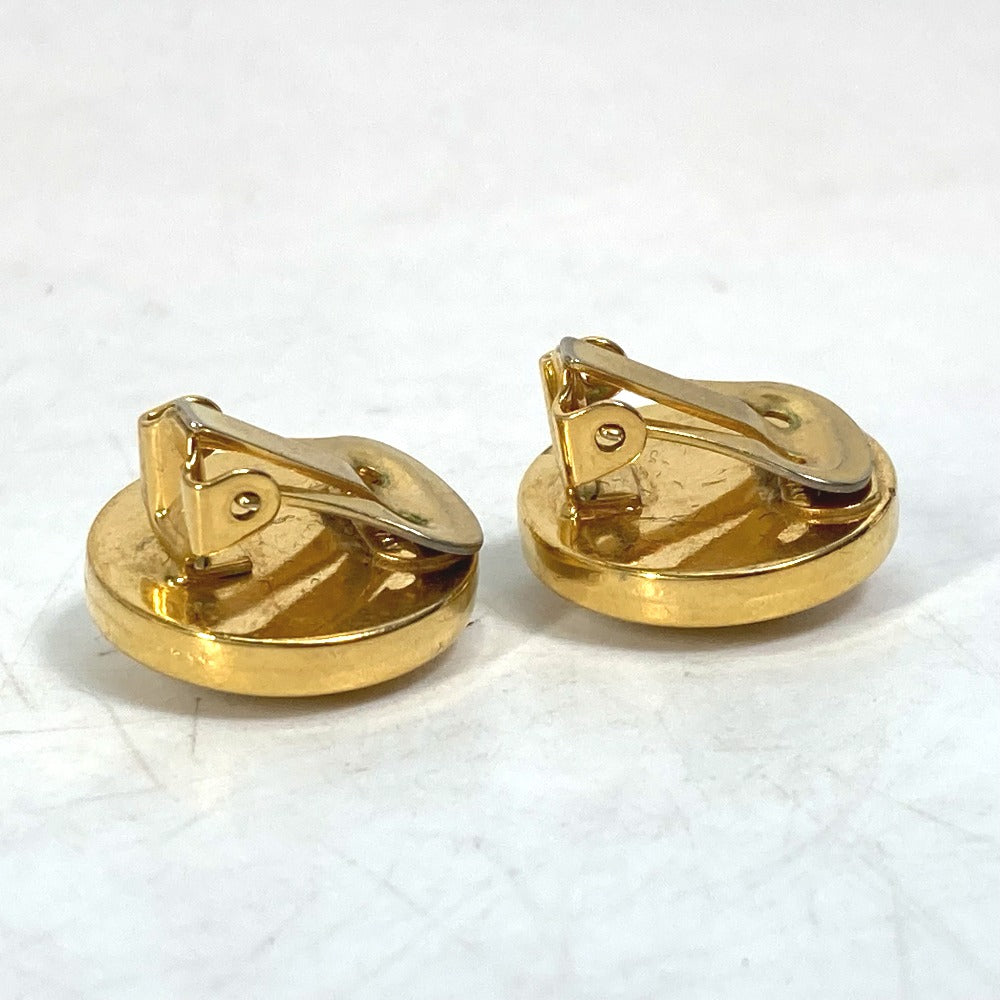 VERSACE Accessories Round Medusa Two-Tone Earrings in Gold
