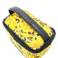 VERSACE Leopard Print Handbag Vanity Bag in PVC/Leather, Women's, Yellow and Black