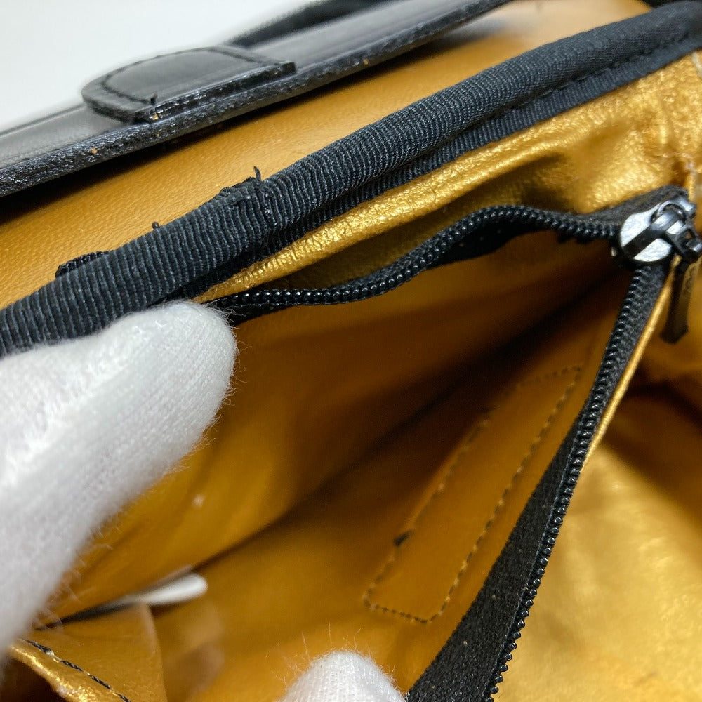 VERSACE 花柄 総柄 フラワー フローラル  カバン ハンドバッグ バニティバッグ ナイロン/レザー レディース ブラック×マルチカラー - brandshop-reference