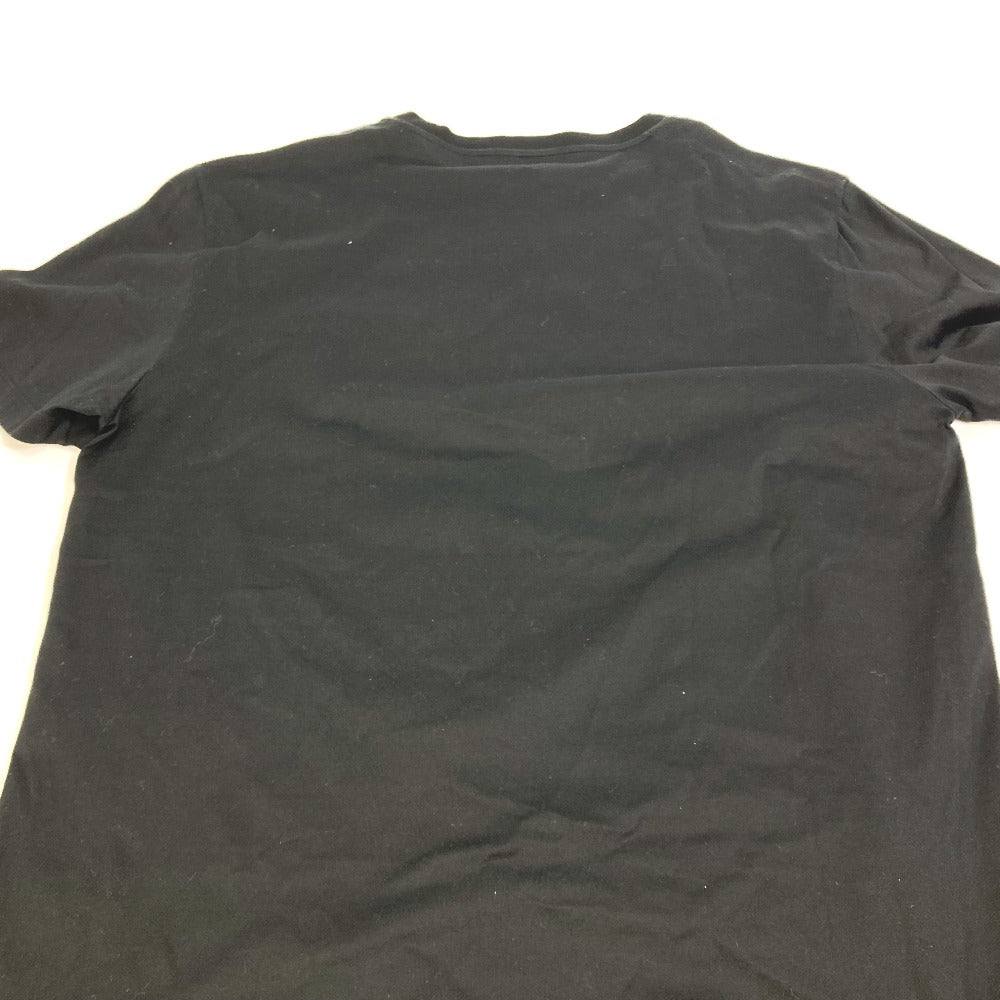 VERSACE ロゴ アパレル トップス 半袖Ｔシャツ コットン メンズ ブラック