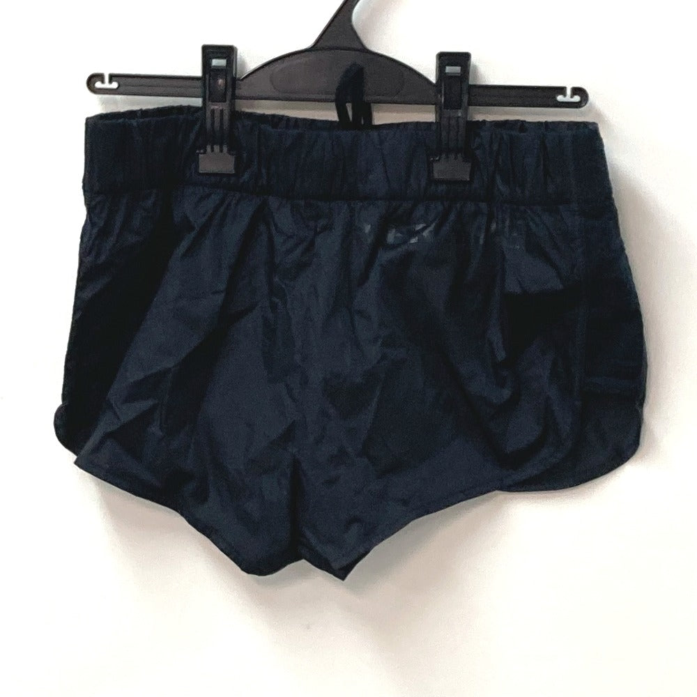 VERSACE Men's Black Nylon Shorts with Logo GYM Swim Trunks and Surf Shorts