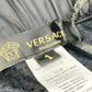 VERSACE Men's Black Nylon Shorts with Logo GYM Swim Trunks and Surf Shorts