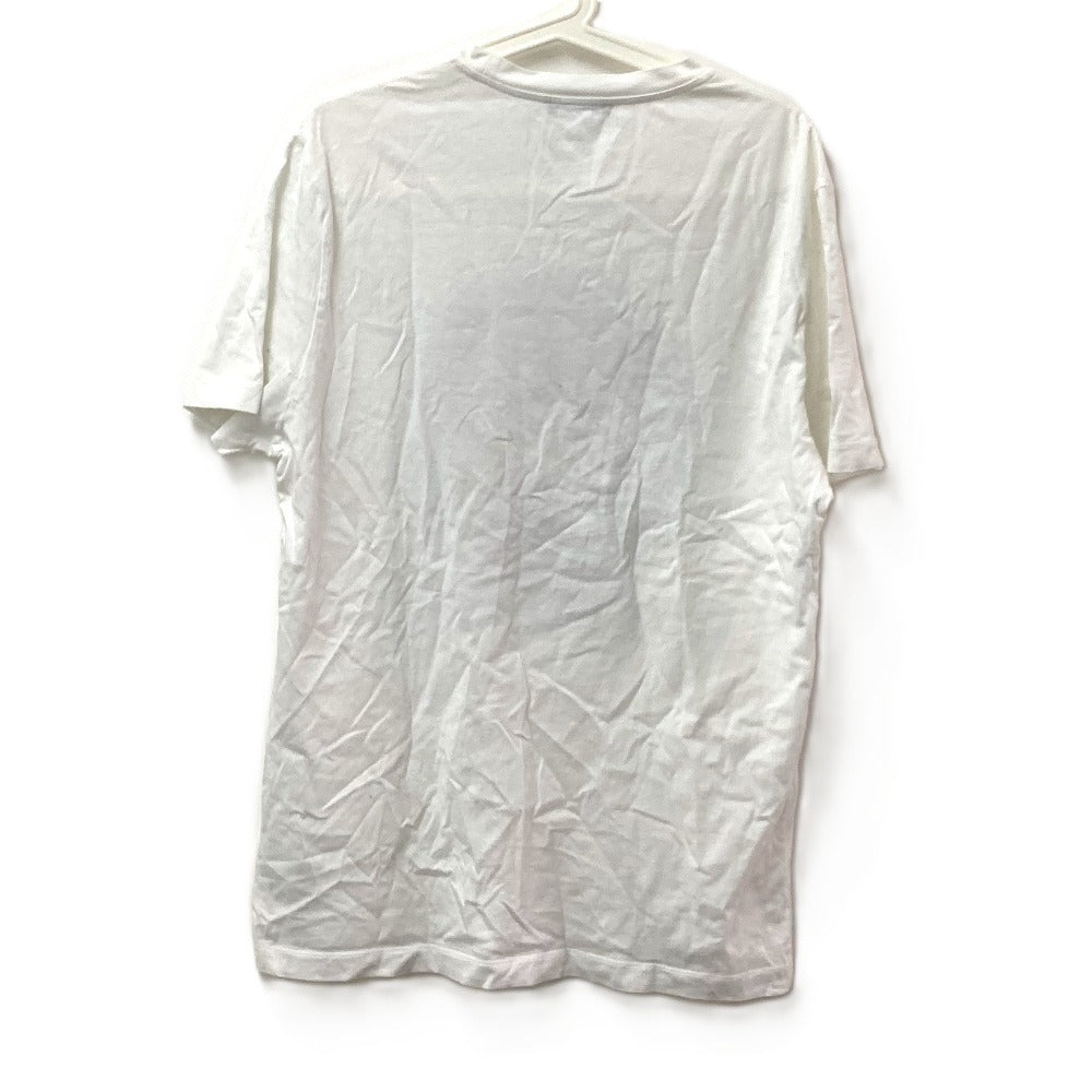 VERSACE メデューサ ロゴ アパレル 半袖 トップス バイカラー 半袖Ｔシャツ コットン メンズ ホワイト - brandshop-reference