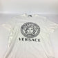 VERSACE メデューサ ロゴ アパレル 半袖 トップス バイカラー 半袖Ｔシャツ コットン メンズ ホワイト - brandshop-reference