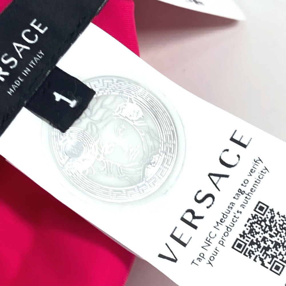 VERSACE ロゴ スイムウエア スィムウエア グレカ 水着 ナイロン レディース ピンク - brandshop-reference