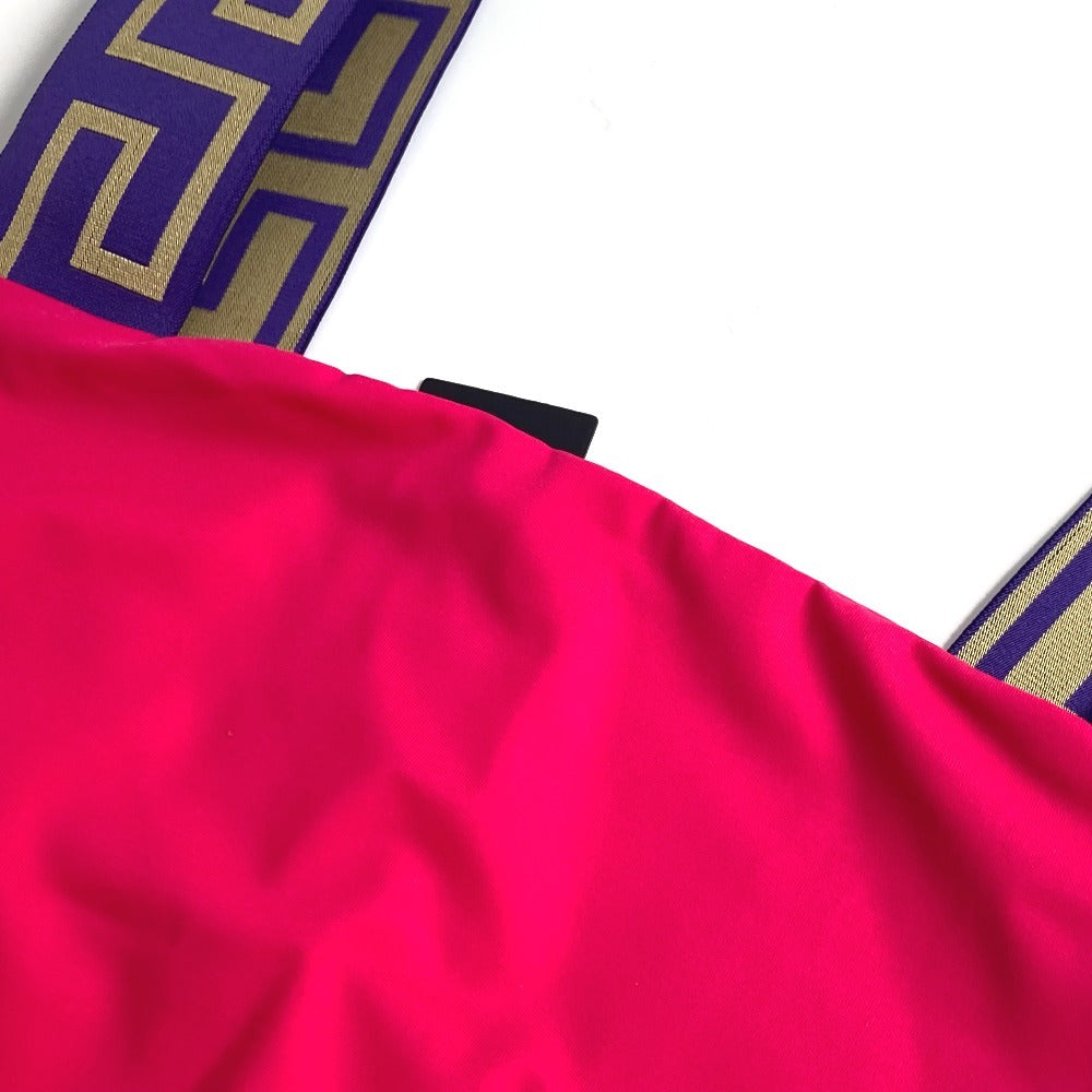 VERSACE ロゴ スイムウエア スィムウエア グレカ 水着 ナイロン レディース ピンク - brandshop-reference