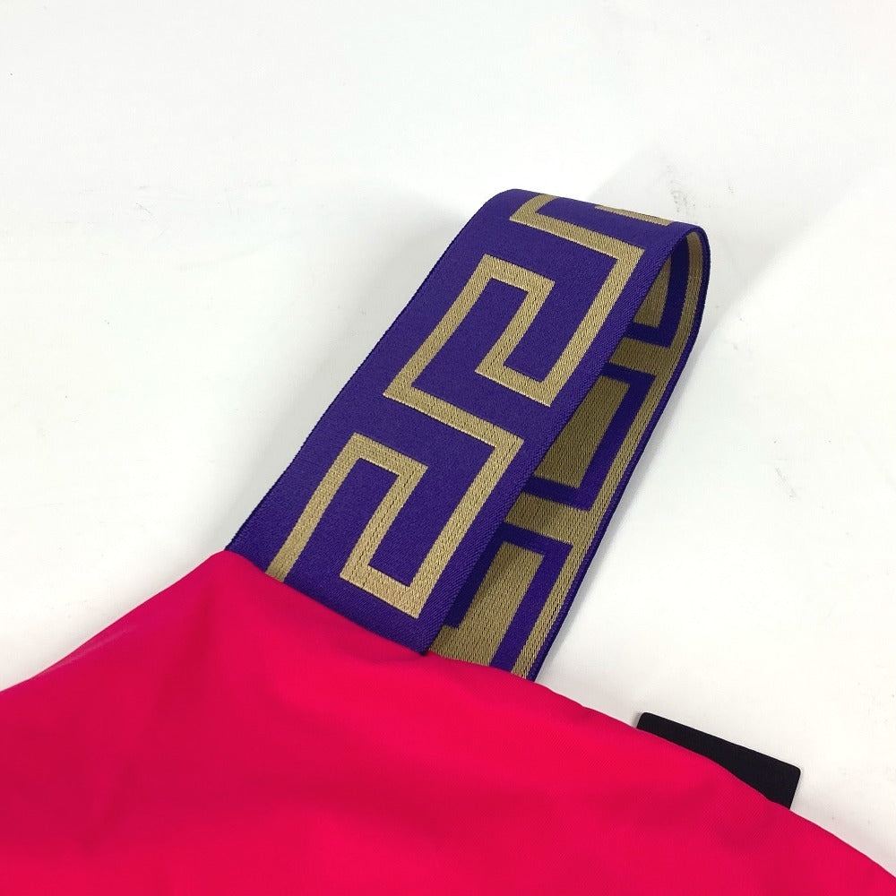 VERSACE ロゴ スイムウエア スィムウエア グレカ 水着 ナイロン レディース ピンク - brandshop-reference