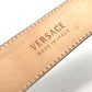 VERSACE Vロゴ グレカ ベルト レザー レディース