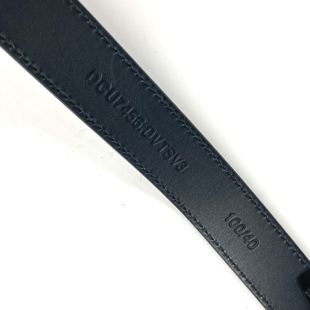 VERSACE ロゴ バイカラー ベルト レザー メンズ ブラック - brandshop-reference