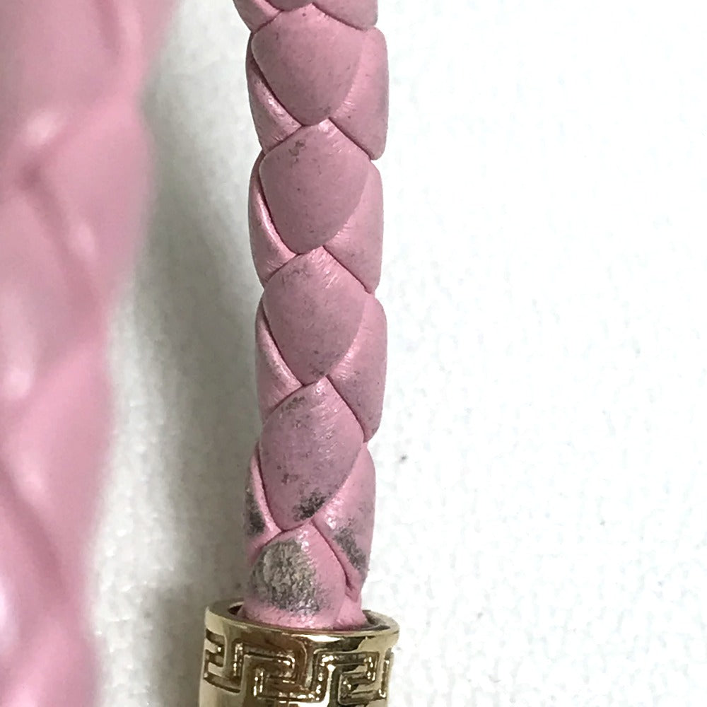 VERSACE Medusa Leather Bracelet for Women, Pink