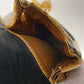 VERSACE Vintage Leopard Print Pochette Bag with Chain Phone Case and Shoulder Bag in PVC/Leather, Yellow, for Women