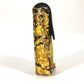VERSACE Vintage Leopard Print Pochette Bag with Chain Phone Case and Shoulder Bag in PVC/Leather, Yellow, for Women