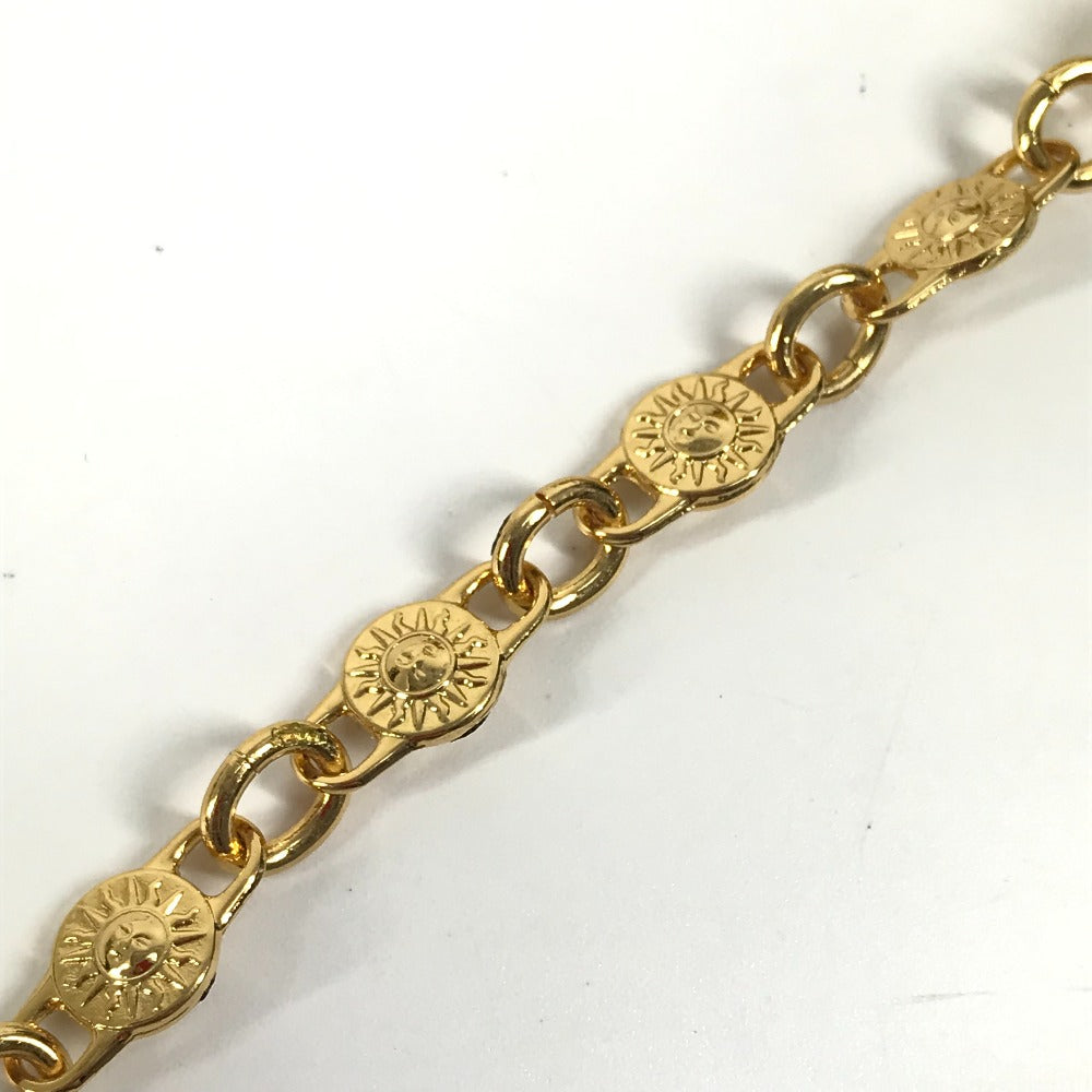 VERSACE ヴィンテージ レオパード 携帯バッグ 豹柄 ヒョウ チェーンバッグ カバン ポシェット ショルダーバッグ PVC ユニセックス イエロー - brandshop-reference