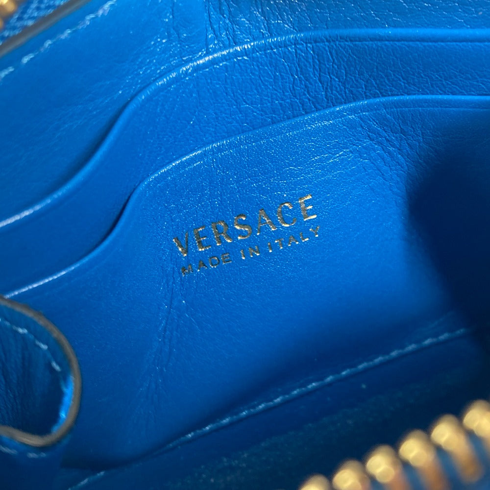 VERSACE 財布 小銭入れ メデューサ ラウンドファスナー コインケース レザー メンズ