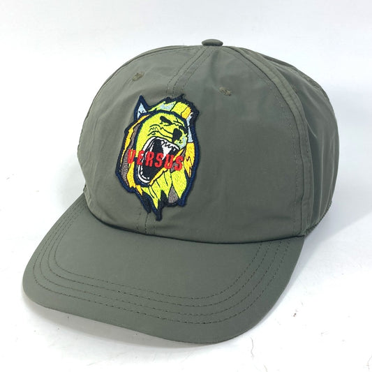 VERSUS Logo Hat, Cap, Baseball Cap, Polyester, Men's, Khaki