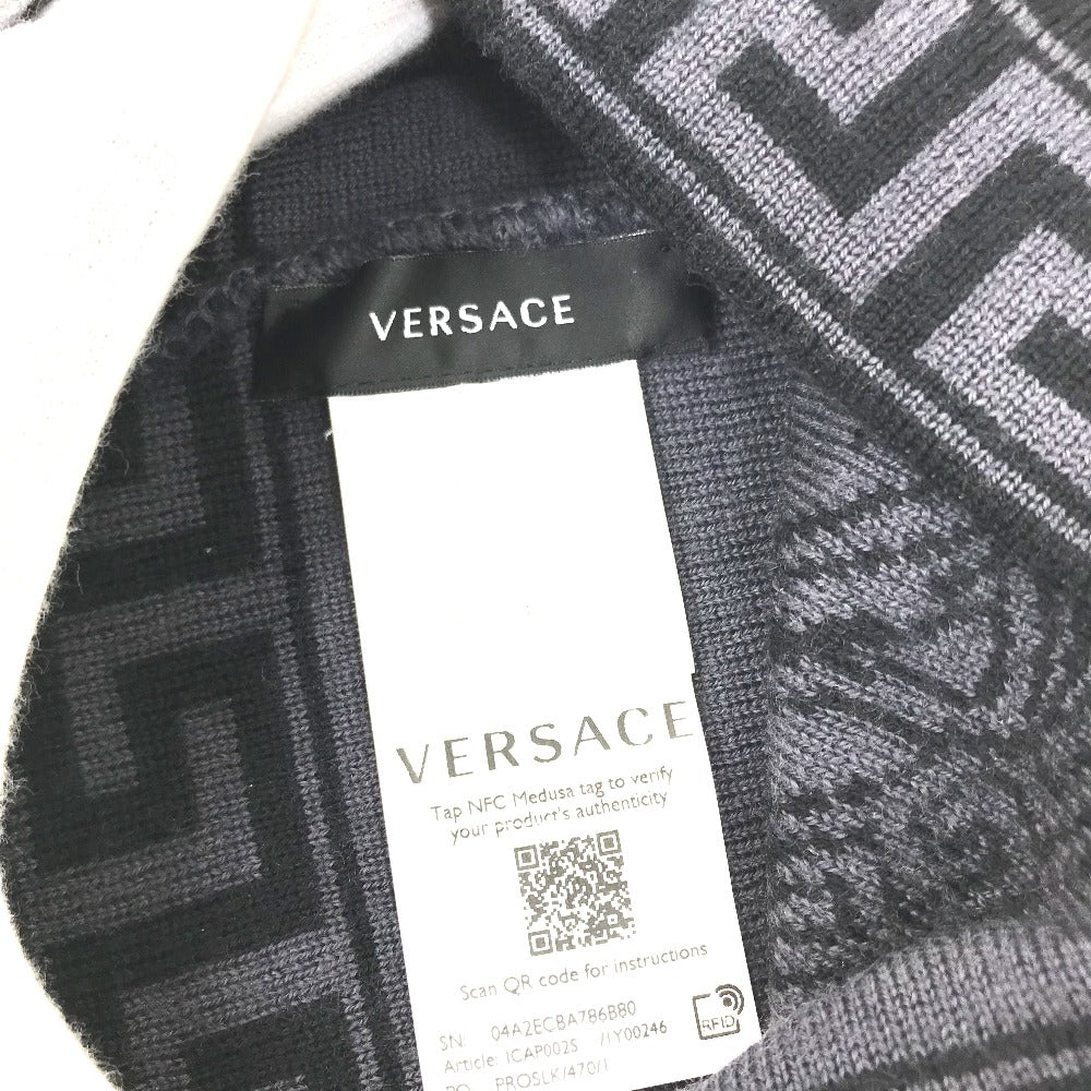 VERSACE メデューサ ビーニー 帽子 ニット帽 ニットキャップ ニット帽 ウール メンズ - brandshop-reference